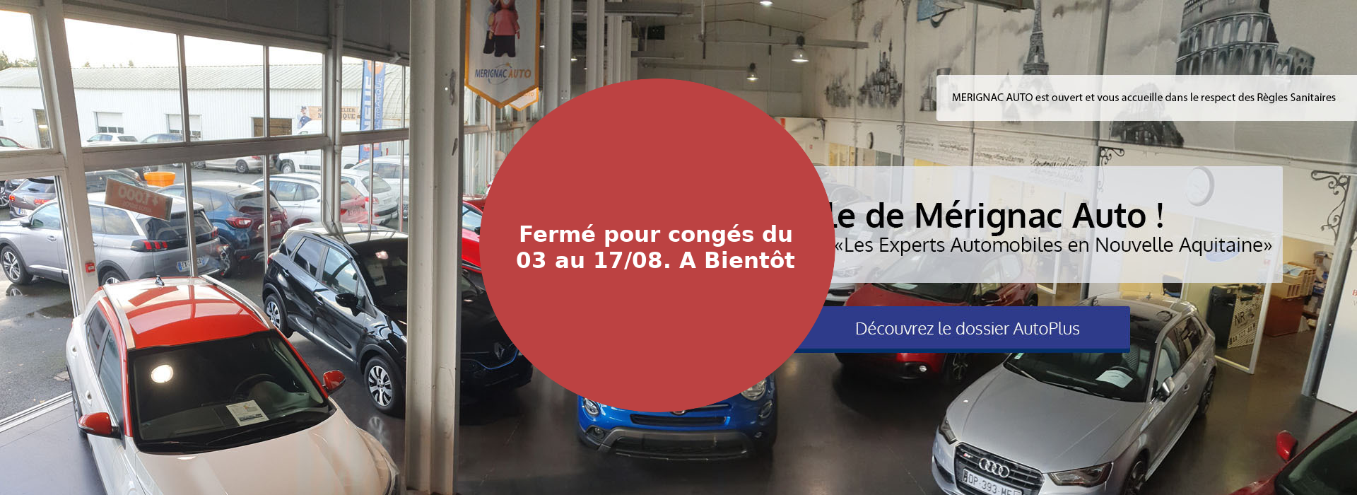 Slide 2 du site de Mérignac auto