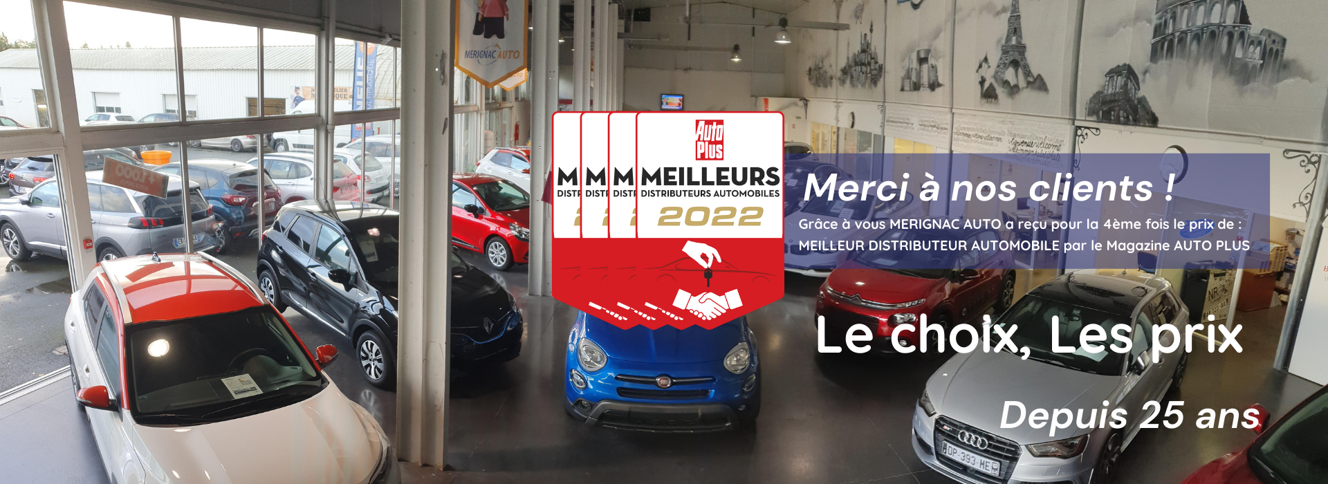 Slide 2 du site de Mérignac auto